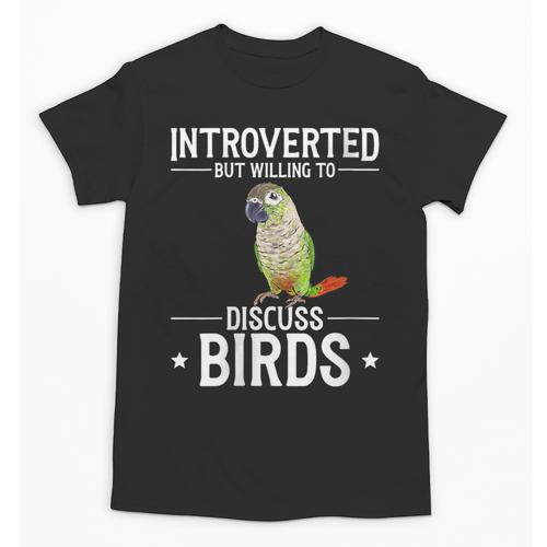 Green Cheek Conure Introvert Parrot Bird Conure Unisex T-Shirt - Raresse