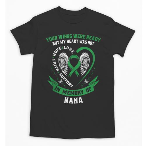 Green In Memory Of Nana Kidney Disease Awareness Products Unisex T-Shirt - Easessy