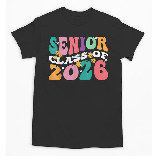Groovy Senior Class Of 2026 My Last First Day Graduation 26 Unisex T-Shirt - Best Gift Smart
