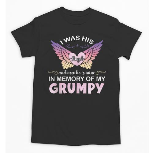 Grumpy Angel In My Memory Cute Family Remembrance Match Unisex T-Shirt - Easessy