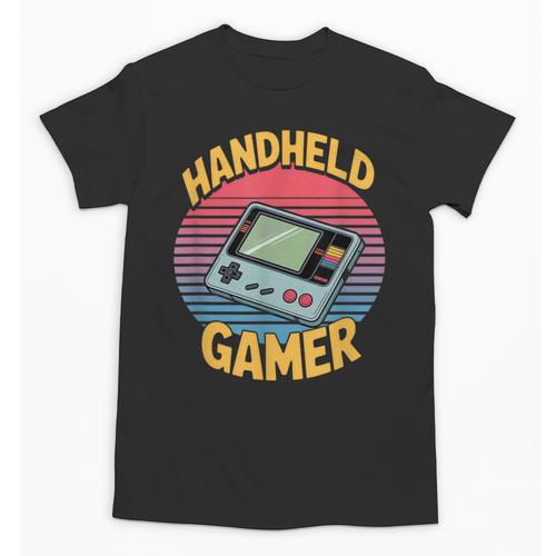 Handheld Gamer Retro Portable Console Nostalgia Unisex T-Shirt - Figerry