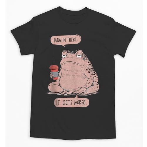 Hang In There It Gets Worse Introverts Anti Valentines Day Unisex T-Shirt - Raresse