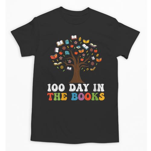 Happy 100 Days In The Books Reading Celebration Graphic Tees Unisex T-Shirt - Bookorys