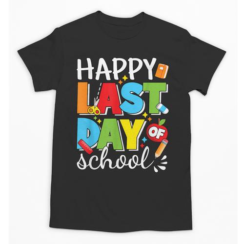 Happy Last Day Of School Teacher Student Graduation Unisex T-Shirt - Best Gift Smart