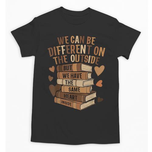 We Have The Same Heart History Month Book Lover Women Unisex T-Shirt - Bookorys