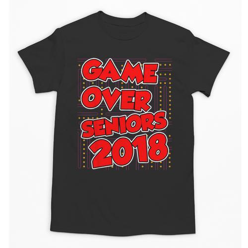 High School Graduation Tshirt Game Over Senior Class Of 2018 Unisex T-Shirt - Best Gift Smart