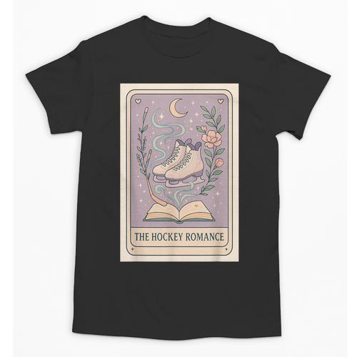 Hockey Romance Tarot Card Books Reader Cozy Reading Unisex T-Shirt - Bookorys
