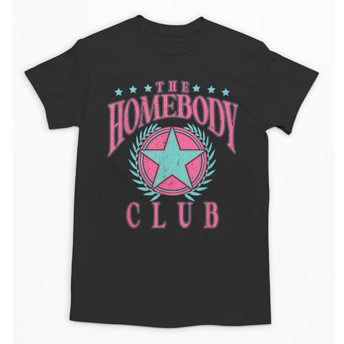 The Homebody Club Antisocial Retro Introvert Unisex T-Shirt - Raresse
