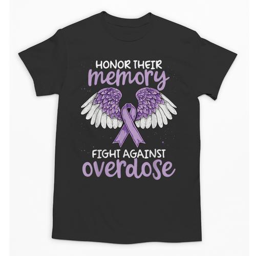 Honor Their Memory Overdose Awareness Support Unisex T-Shirt - Easessy