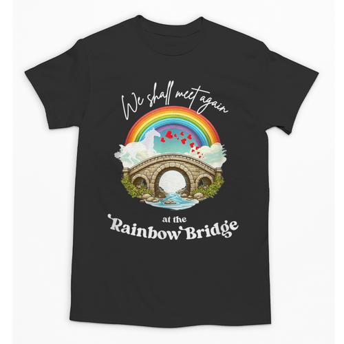 Horse Memorial In Loving Memory Of Horse Rainbow Bridge Unisex T-Shirt - Easessy