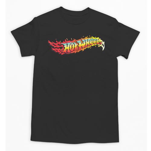 Hot Wheels Comic Book Fire Logo Unisex T-Shirt - Bookorys