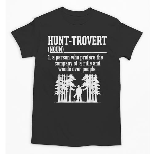 Huntrovert Introvert Hunting Unisex T-Shirt - Raresse