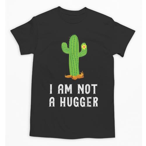 I'm Not A Hugger Cactus Not a Hugger Introvert Cute Unisex T-Shirt - Raresse