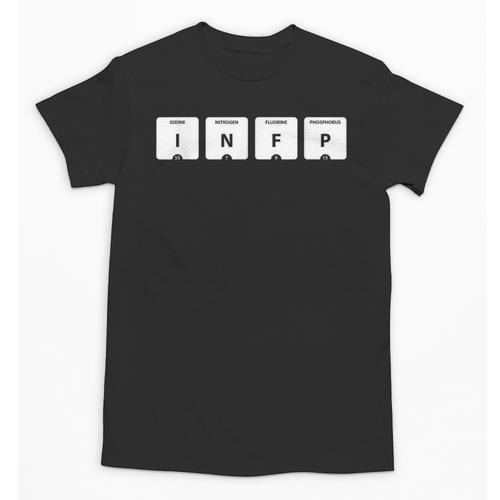 INFP Mediator Personality Type Periodic Table Introvert Unisex T-Shirt - Raresse