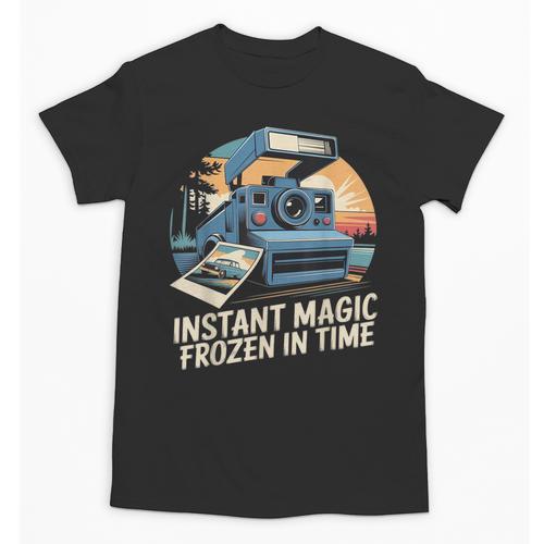 Instant Magic Frozen In Time Retro Camera Nostalgia Unisex T-Shirt - Figerry