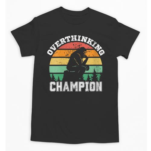 INTJ Introverts Shy Introvert Overthinking Champion Unisex T-Shirt - Raresse