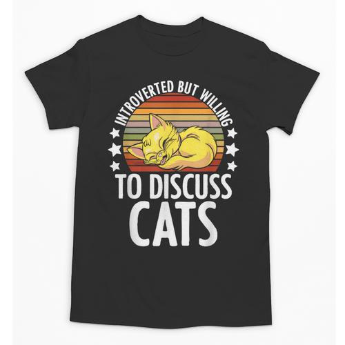 Introvert Cat Kitten Quote For Feline Whisperer Unisex T-Shirt - Raresse