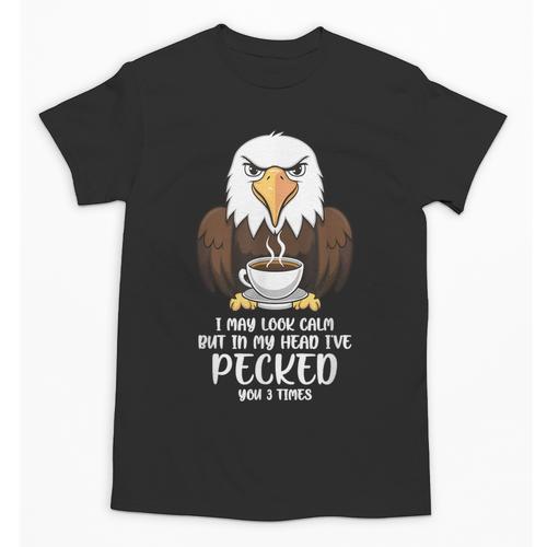 Introvert Eagle And Coffee Lovers Unisex T-Shirt - Raresse