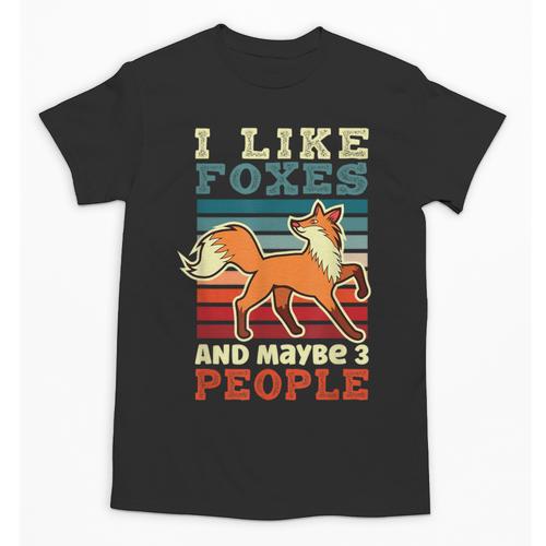 Introvert Fox Animal Lover Saying Loner Antisocial Unisex T-Shirt - Raresse