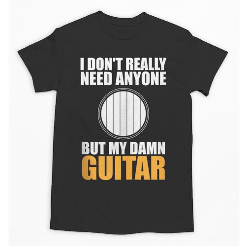 Introvert Guitarist Only Need Guitar Enjoy Acoustic Music Unisex T-Shirt - Raresse