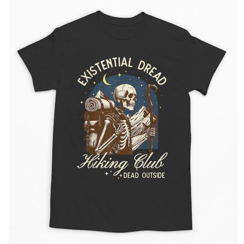 Introvert Hiking Club Antisocial Overthinking Anxiety Unisex T-Shirt - Raresse