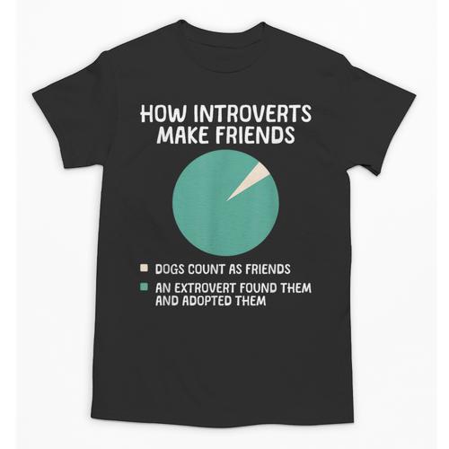 Introvert Introverted Person Awkward Introverts Dog Lover Unisex T-Shirt - Raresse