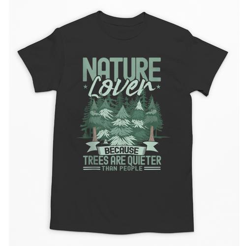 Introvert Nature Lover Introverted Forest Lover & Tree Unisex T-Shirt - Raresse