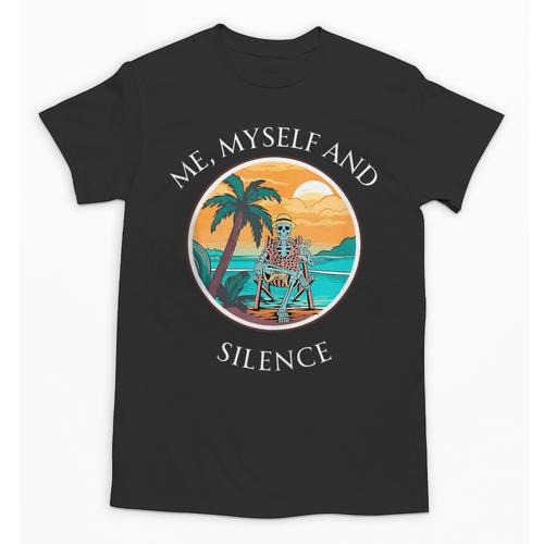 Introvert Relaxation Me Myself And Silence Summer Vacation Unisex T-Shirt - Raresse
