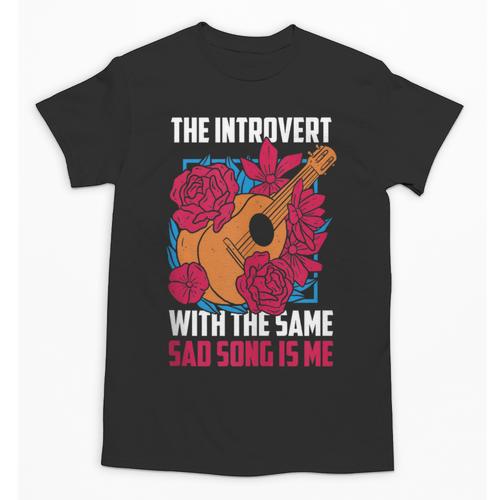 Introvert Singers Singing Sad Song Classical Music Lovers Unisex T-Shirt - Raresse