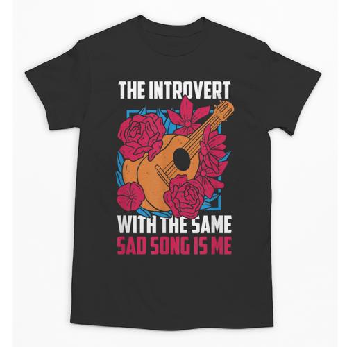 Introvert Singers Singing Sad Song Classical Music Lovers Unisex T-Shirt - Raresse