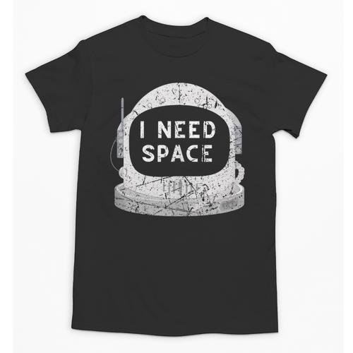 Introvert Space Helmet I Need Space Men Women Unisex T-Shirt - Raresse