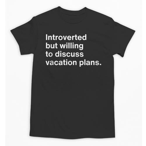 Introvert Travel Lovers Introverted Nomad Vacation Unisex T-Shirt - Raresse