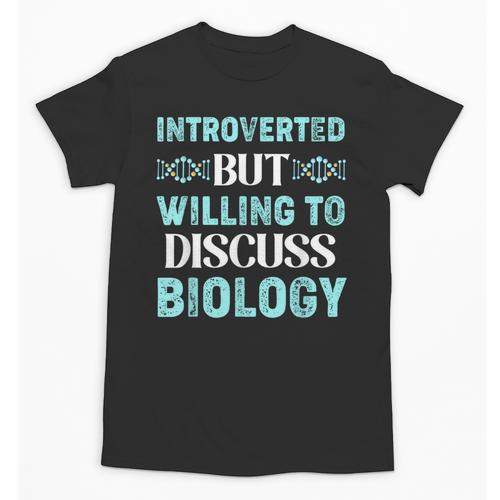 Introverted Biology Science Biologist Introverts Unisex T-Shirt - Raresse