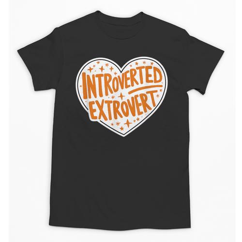 Introverted Extrovert People Hater Calm Peace Lover Unisex T-Shirt - Raresse