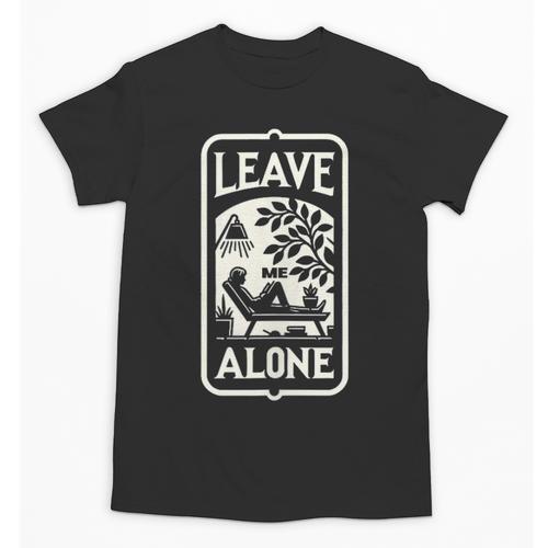 Introvert's Peaceful Solitude Graphic Leave Me Alone Quiet Unisex T-Shirt - Raresse