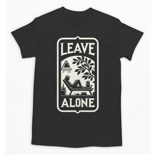 Introvert's Peaceful Solitude Graphic Leave Alone Quiet Unisex T-Shirt - Raresse