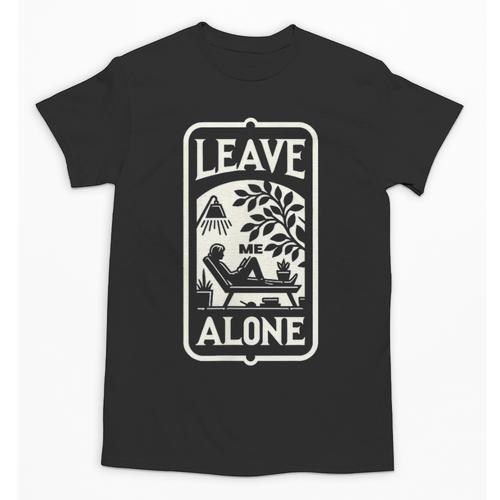 Introvert's Peaceful Solitude Graphic Leave Me Alone Quiet Unisex T-Shirt - Raresse
