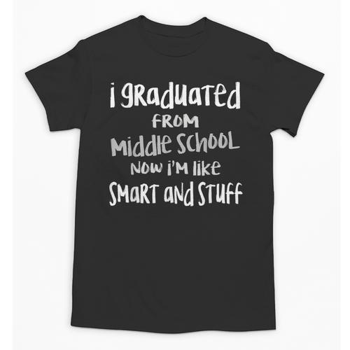 Junior High Graduate 2024 Middle School Graduation Unisex T-Shirt - Best Gift Smart