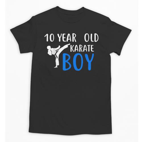 Karate Boy 10 Year Old Kids Shirt Graduation Unisex T-Shirt - Best Gift Smart
