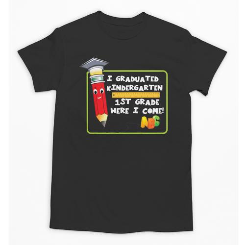 Kids Kindergarten Graduation Students Going To 1st Grade Unisex T-Shirt - Best Gift Smart