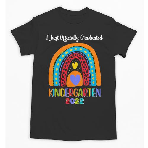Kids I Officially Graduated Kindergarten Graduation Class Of 2022 Unisex T-Shirt - Best Gift Smart