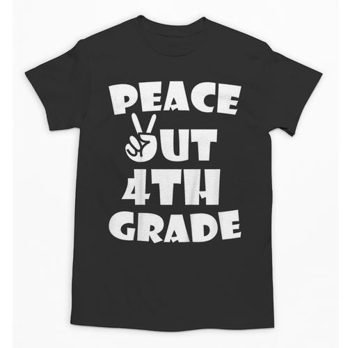 Kids Kids Peace Out 4th Grade For Graduation Unisex T-Shirt - Best Gift Smart