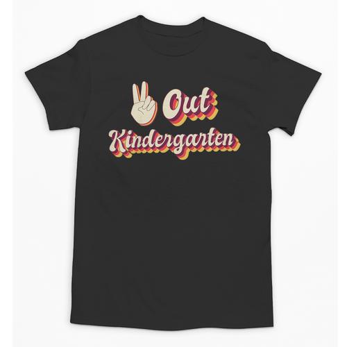 Kids Peace Out Kindergarten Graduation Kindergarten Graduate Unisex T-Shirt - Best Gift Smart