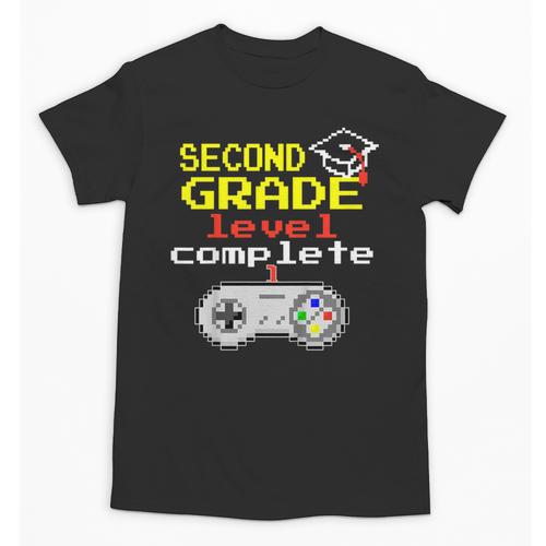 Kids Second Grade Graduation Video Game Shirt Unisex T-Shirt - Best Gift Smart
