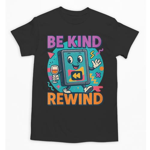 Be Kind Rewind 90s VHS Nostalgia Retro Unisex T-Shirt - Figerry