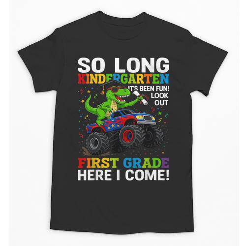 Kindergarten Graduate 2025 Kindergarten Graduation Dino Trex Unisex T-Shirt - Best Gift Smart