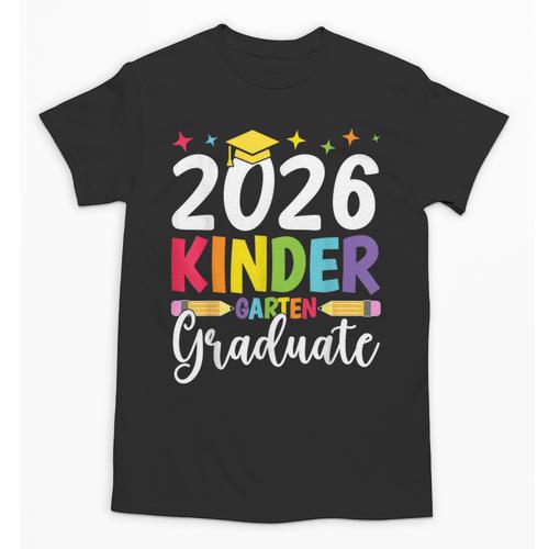Kindergarten Graduate 2026 Preschool Graduation Kid Boy Girl Unisex T-Shirt - Best Gift Smart