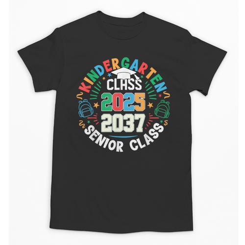 Kindergarten Graduation Class Of 2025 Senior 2037 Class Unisex T-Shirt - Best Gift Smart
