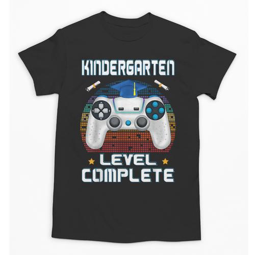 Kindergarten Graduation Level Complete Gamer 2024 Gaming Boy Unisex T-Shirt - Best Gift Smart