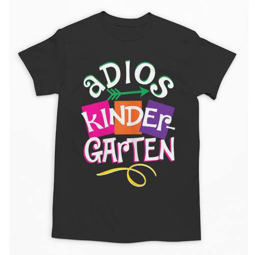 Last Day Of School Adios Kindergarten Graduation Kids Girls Unisex T-Shirt - Best Gift Smart